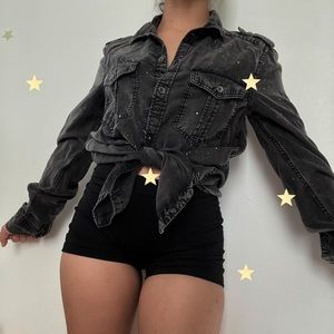 American Eagle Outfitters utility flannel